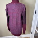 Urban Outfitters Ecote Patchwork Maroon Open Drap Cardigan Sweater Size Medium Photo 4