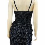 Blue & White Polka Dot Dress Size M Photo 6