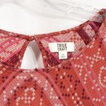 True Craft Plus Size 2X Dress Maxi Peplum Sleeveless Orange Tribal Ruffle 826 Photo 8