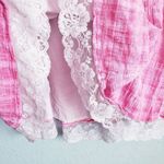 Free People ‎ Pink Strawberry Fields Embroidered Mini Dress Photo 8