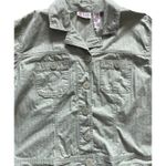 Vintage Bill Blass 90’s Plus Button Front Cropped Jacket Sage Green Size 2X Photo 7