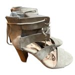 Torrid  Women's Eyelet Caged Heel Taupe Size 8‎ Excellent Condition Photo 1