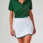 Tuckernuck  White Tennis Skirt Skort Green Trim NWT NEW XL Photo 0