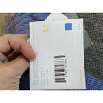 Liz Claiborne Button Shirt Blouse Sz Medium Minimalist Minimal Preppy Coastal Photo 11