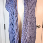 Kilronan Knits Merino Wool Cable Knit Sweater Vest L Made in Ireland Blue Size L Photo 0