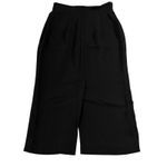 Y2k Vintage Wallis Petite Front Button High Waist Double Slit Skirt 12 Black Size 12P Photo 2