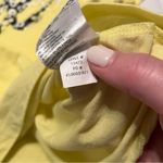 FOX Racing Womens Size Medium Yellow Short Sleeve‎ Shirt Fitted Floral Athletic Photo 2