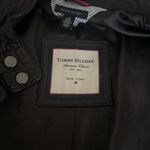 Tommy Hilfiger Women’s Black Leather Jacket/Coat Size Large Photo 3