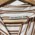 Abercrombie & Fitch  Striped Button Down Shirt Oversized Casual Top Size XS Photo 2
