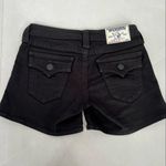 True Religion Mid Cut Off Low rise Black shorts Photo 17