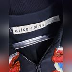 Alice + Olivia The Felisa Bomber Jacket Rare Sequin Photo 8