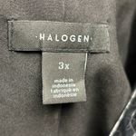 Halogen Women’s  Black Croc Embossed Button Down Size 22/24 NWT Photo 9