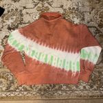 RE/DONE NWOT Hanes 70s 1/2 Zip Pullover Tie Dye Photo 7