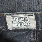 Marithe Francois Girbaud Vintage Jeans Black Stone Washed Tapered Womens 5/6 Photo 6