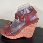 Calvin Klein Nikole Leather Wedge Sandals Photo 8