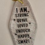 Handmade I Am Strong Keychain  Photo 0