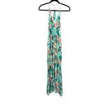MINKPINK Women’s Sunshine Coast Light Blue Floral Print High-Low Dress Sz Small Photo 2