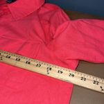 Ellen Tracy  size medium pullover hi low tunic hibiscus coral roll tab sleeves Photo 5