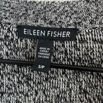 Eileen Fisher Silk Organic Linen Open Front Sweater Longline Gray Black Small Photo 2