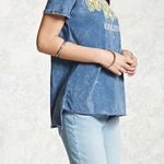 Forever 21 Graphic Tee bleached Band Tshirt Photo 6