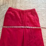 Gap  Mid Rise Linen-Blend Pull-On Wide-Leg Pants Medium Raspberry Pink Photo 9