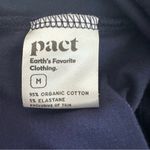 Pact  Women’s Navy Blue Faux Wrap Jumpsuit Size M Photo 3