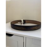 Women's Leather Hand Tooled Belt Size Medium Cowgirl Western Festival Rodeo Brown Photo 2