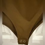 Worthington  One-Shoulder olive green bodysuit Photo 2