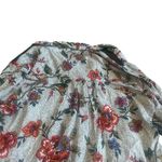Maeve  Anthropologie Janie Floral Print Flounce Hem Shirt Top Long Sleeve Size 0 Photo 9