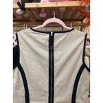 Dolce & Gabbana Lace Cotton Military Tan & Black Fitted Dress Size 44 / Medium Photo 7