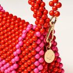 Kate Spade NWT  x Target Women's Red & Pink Beaded‎ Shoulder Bag Casual Photo 2