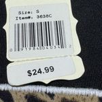 NWT Southern Grace Leopard Print, Football Graphic T Shirt Size S Brown Photo 3