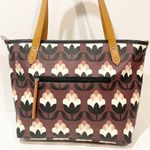 Petunia Pickle Bottom Floral Print Diaper Bag Touring Tote Stitch Work Photo 5