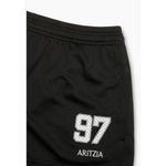 Aritzia Courtside Black Mesh Drawstring Mini Sporty Lightweight Casual Shorts XL Photo 8