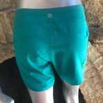 Athleta  Green Swim Board Pull-On Shorts with Zipped Pocket Women’s Size 2 Photo 1