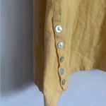 LOGO By Lori Goldstein  Soft Butter Yellow Asymmetrical Short Sleeve Tee Shirt Photo 2