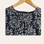 Keepsake Engage Navy Blue Lace Long Ruffle Sleeve Mini Dress Size L Photo 5