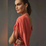 Anthropologie Coral Shoulder-Tie Terry Dress Women’s Size XS NWT Photo 3