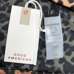 Good American  Better Bikini Bottom Reversible Leopard Print Brown Green 1 US S Photo 2