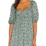 For Love & Lemons New!  Alisa Mini Dress‎ in Green Sz XS $233 Photo 4
