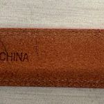 Fossil Genuine Leather Rose Pink Belt Flower Bow Buckle Embellished L Western Photo 6