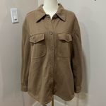 Good American  Oversize Fleece‎ Shirt Jacket Size 1/2 Photo 1