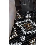 EXPRESS Brand Women’s Belt Beaded Stretch Black With Boho Southwestern Sz M Photo 7