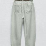 ZARA NWT HIGH-WAISTED BELTED BAGGY PAPERBAG Z1975 JEANS Size 2 (fit like a 4-6)) Photo 7