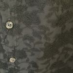 CP Shades  Black on Black Embroidered Top Small Photo 3