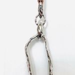 Sweet Lola | Silver Pendant Opera Necklace Brown Photo 1