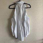 L'Agence L’agence NWOT Women’s White Cold Shoulder Blouse Size L Photo 4