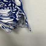 Chico's Navy and White Butterfly Print Short Sleeve Top Photo 2