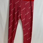 PINK - Victoria's Secret PINK Victoria’s Secret Red Logo Sleep Leggings – Size XS Photo 0