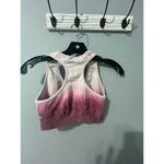 Gym shark‎ sports bra small pink burgundy Photo 3